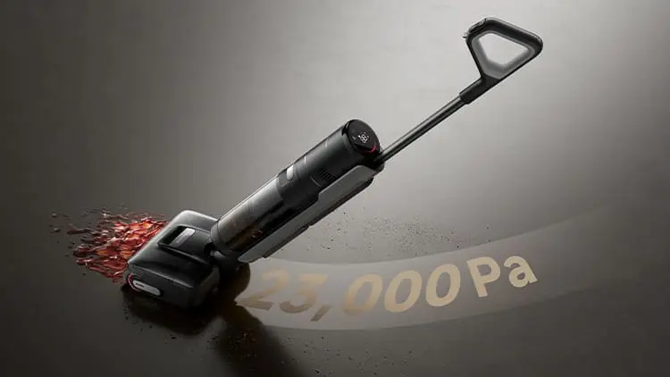 Высокая сила всасывания 23 000 Па