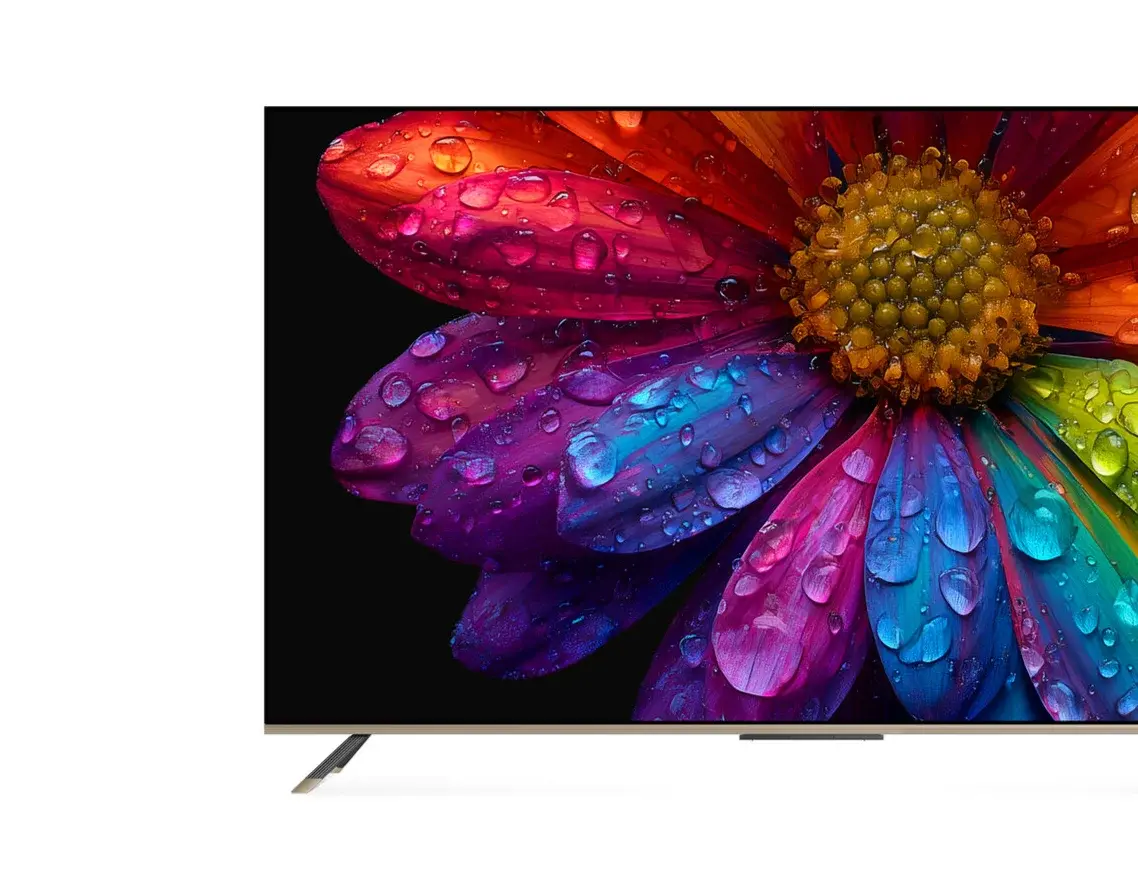 Иллюстрация насыщенных реалистичных цветов QLED