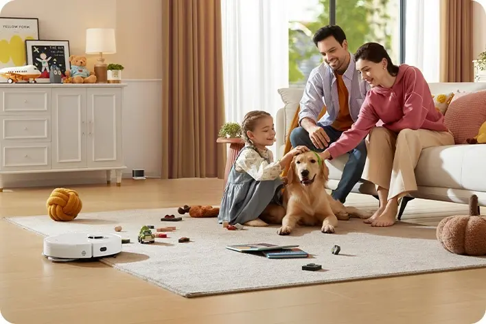 Automatic Carpet Boost for Deep Cleaning