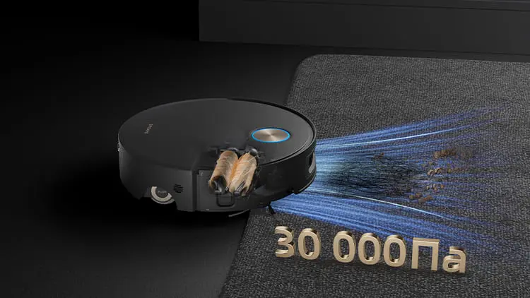 Высокая эффективность всасывания до 30000 Па