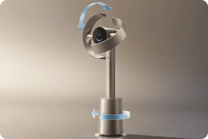 3D gaisa plūsmas tehnoloģija visaptverošai cirkulācijai