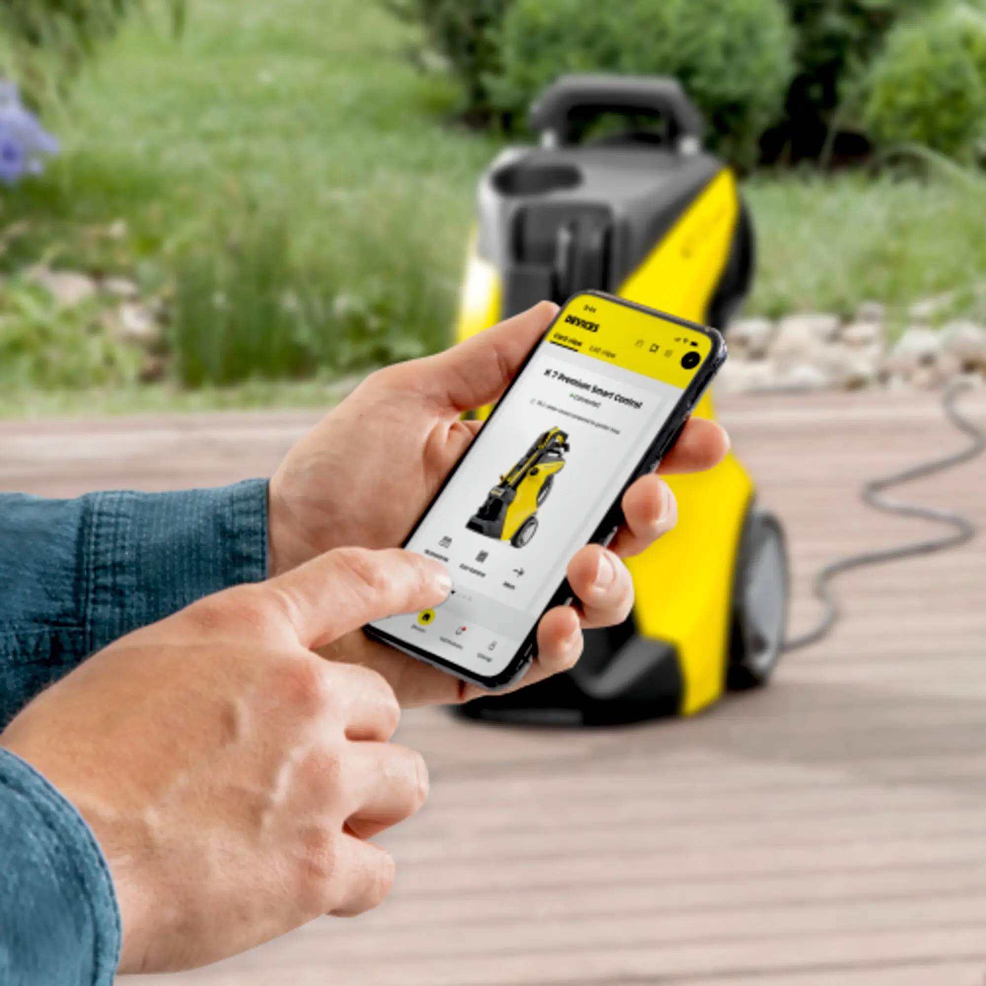 Savienojums ar Home & Garden lietotni caur Bluetooth