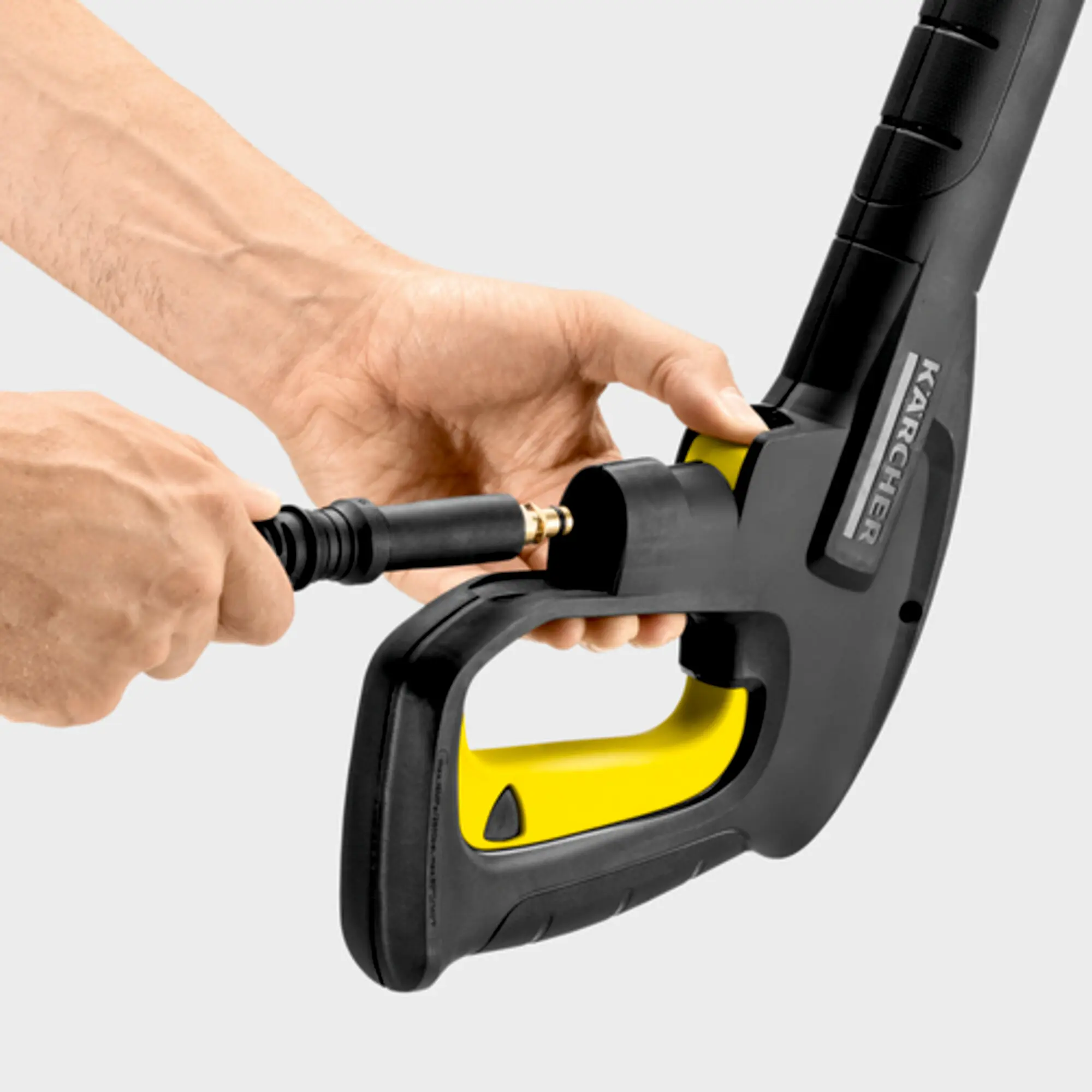 Quick Connect hose and gun connection