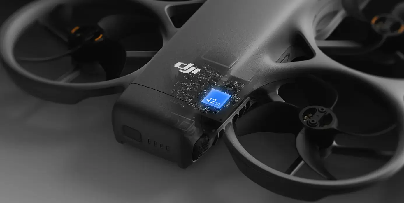 42GB внутренней памяти — снимайте сразу