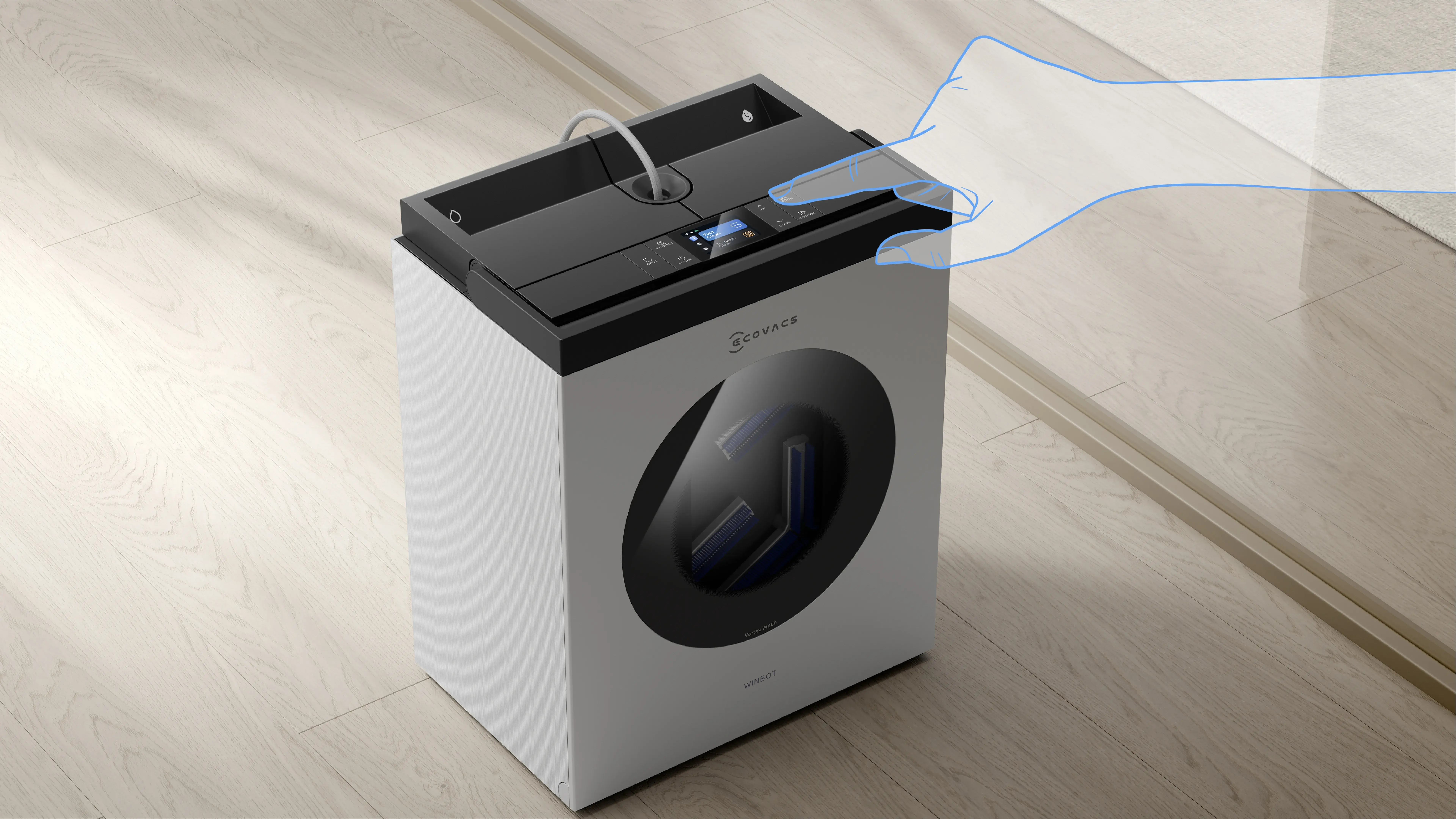Intuitīva vadība un ECOVACS HOME savienojamība
