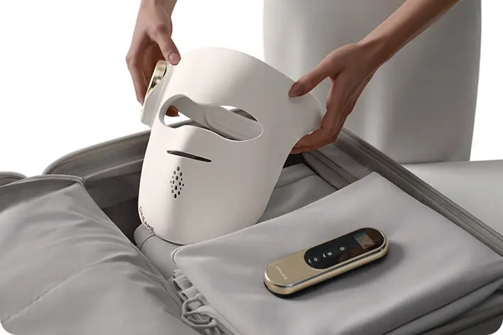 Bezvadu maskas ērtība