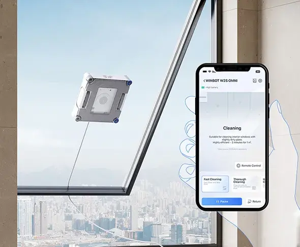Всенаправленное управление через приложение ECOVACS HOME