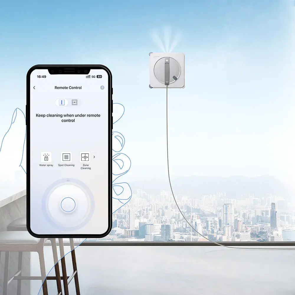 Интуитивное управление через приложение ECOVACS HOME