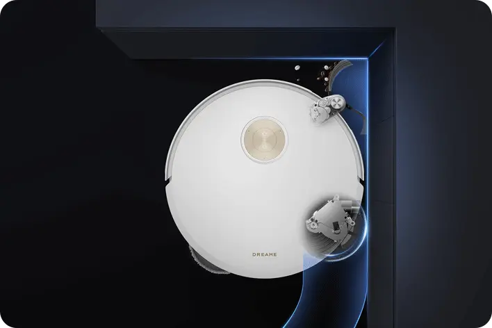 Dual Flex Arm technology for corner cleaning