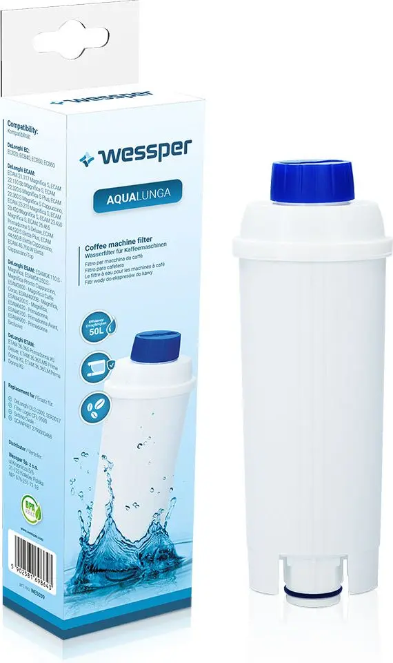 Water Filter wessper WES039 for DeLonghi Photo 2