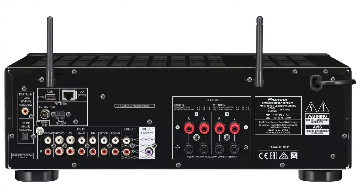 PIONEER SX-N30AE stereo receiver 2.0 Photo 2