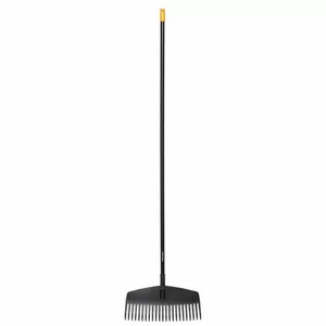 Грабли для листьев Fiskars FS1063090 — лёгкие садовые грабли с эргономичной ручкой и прочными зубьями