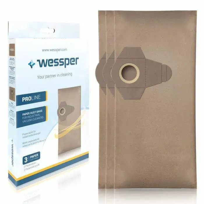 Putekļu sūcēja maisiņi Wessper WES1010b papīra