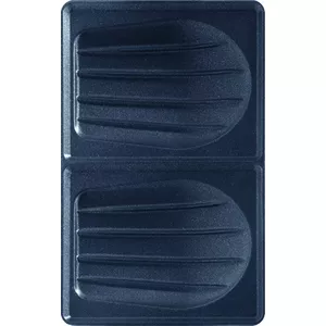 Replacement plate Tefal XA800112 for Snack Collection/SnackTime — black, 242×155×44 mm, pack of 2