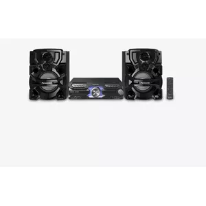 Portable stereo system Panasonic SC-AKX710E-K — 2000 W RMS, CD/DVD player, FM tuner, MP3, black