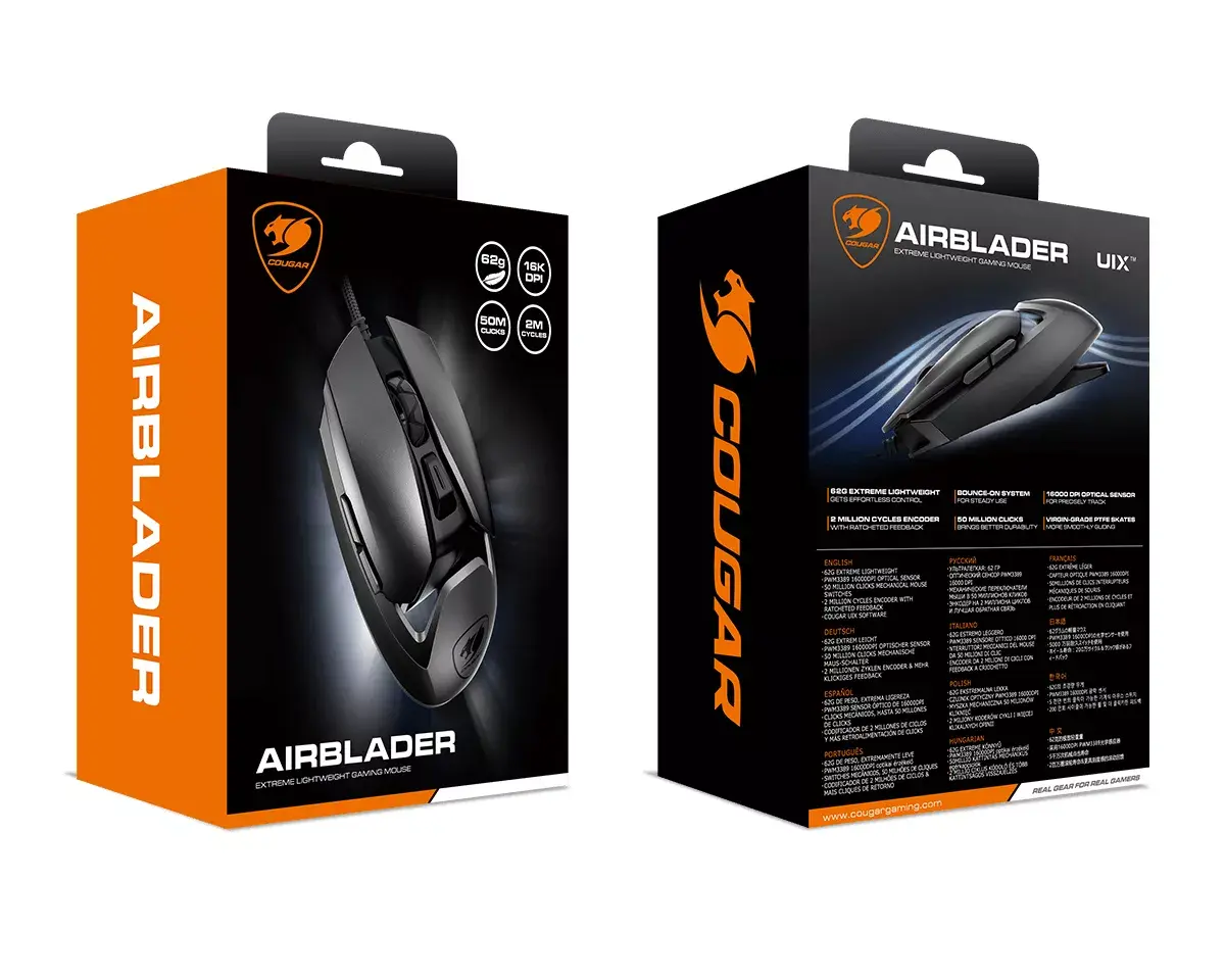Мышь Cougar Gaming AIRBLADER CGR-WONB-410M Photo 11