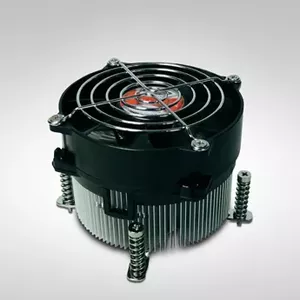 Cooler Inter-Tech K-987 Processor Cooler 9.2 cm Aluminium Black