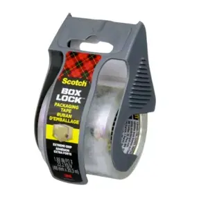 Līmlente 3M 195-EF, caurspīdīga, 48 mm x 20,3 m, iekštelpām/ārtelpām, iepakošanai