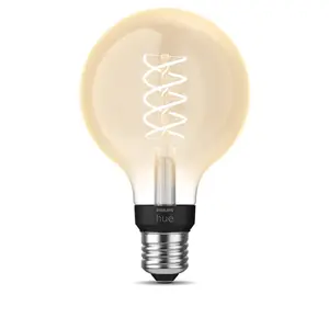 Philips Viedā spuldze G93 E27 Filament Bluetooth Zigbee Caurspīdīga Energoefektivitātes klase G
