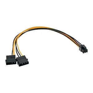InLine Power Adapter Cable 2x 5.25" / 6 Pin PCI-E MF17784