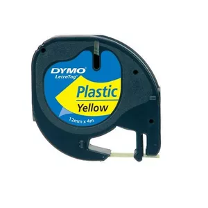 DYMO 12mm LetraTAG Plastic tape marķēšanas lenta