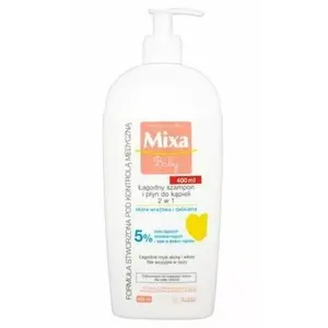 Bērnu šampūns Mixa Mixa Baby 09M30101 maigai ādas un matu tīrīšanai