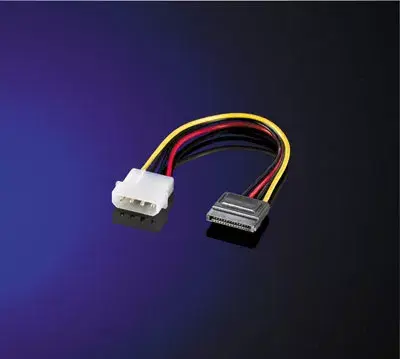 Jaudas adaptera kabelis ROLINE 4-Pin HDD uz SATA Photo 2
