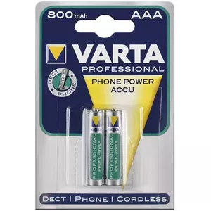 Батарея Varta AAA 800mAh NiMH 2-BL DECT