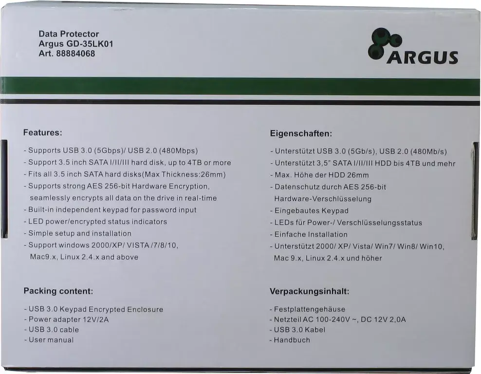 Корпус для HDD Inter-Tech Argus GD-35LK01 Photo 4