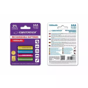 Аккумулятор AAA ESPERANZA EZA107 1000mAh — набор 4 шт.