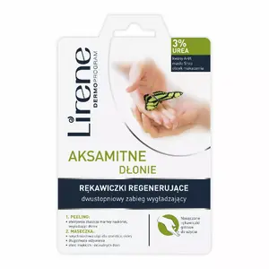 Hand and nail gloves Lirene Aksamintne Dłonie for women, size 13+, 17 g treatment sachet
