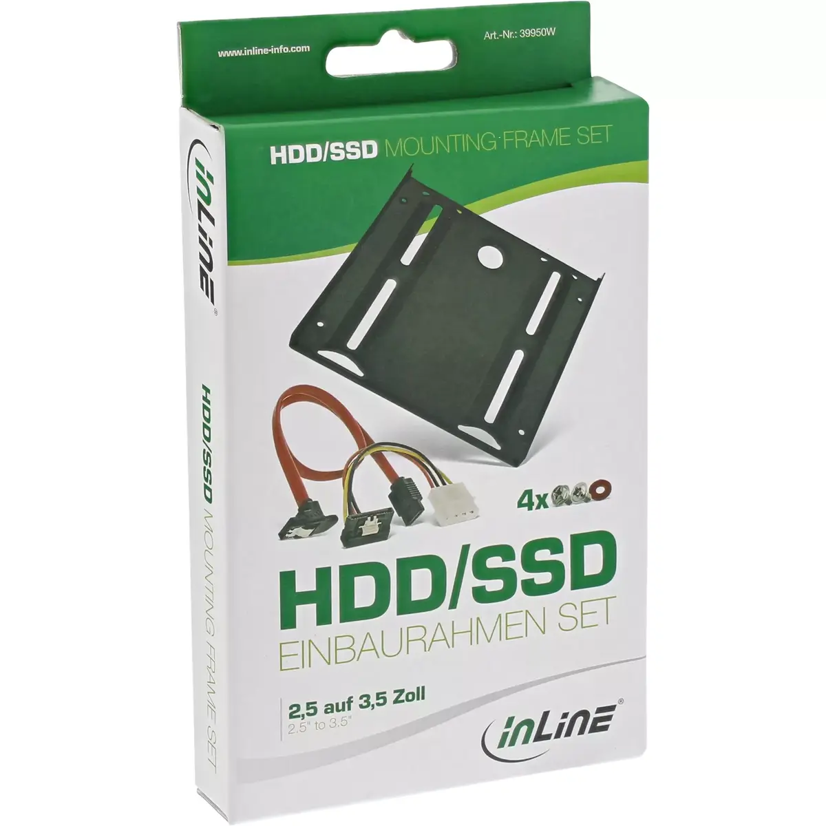 HDD/SSD montāžas rāmis InLine 39950W Photo 3