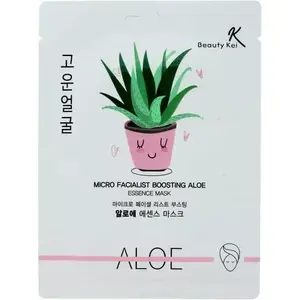 Sejas auduma maska beauty kei Maseczka na płachcie ALOE – nomierinoša alvejas maska vienreizējai lietošanai