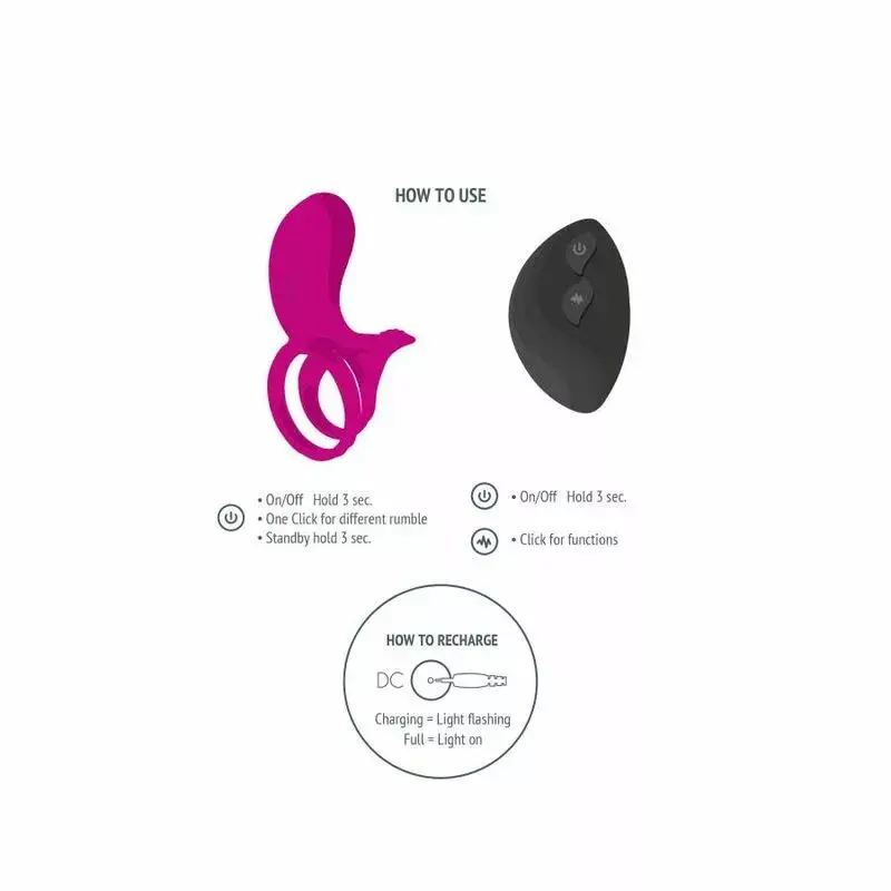 Penis Attachment XOCOON COUPLES STIMULATOR RING FUCHSIA Photo 4