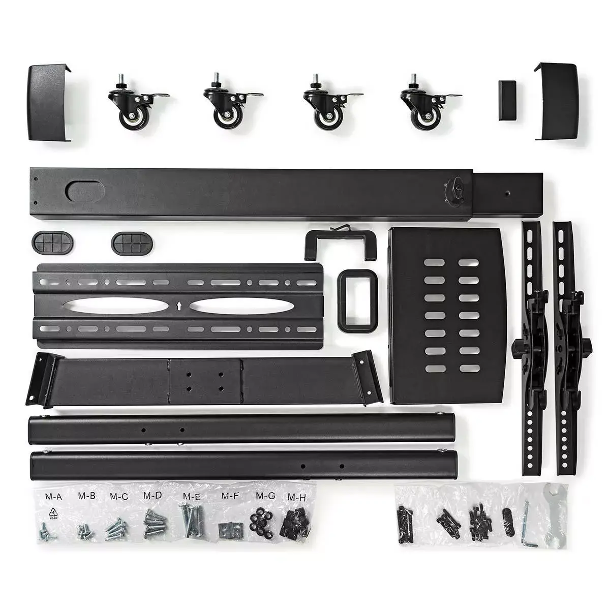 Nedis TVSM5100BK floor monitor stand 55" Photo 10