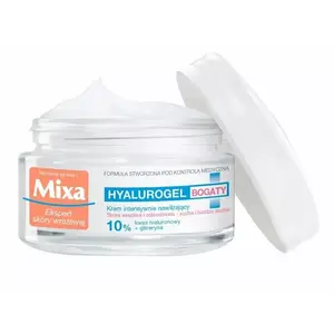 Face cream Mixa Krem Hyalurogel Bogaty Krem — Mixa Hyalurogel rich moisturizing face cream