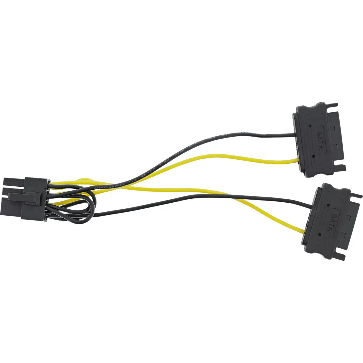 InLine Power adaptor cable 2x SATA male / 8pin PCI-Express male Photo 2