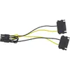 InLine Power adaptor cable 2x SATA male / 8pin PCI-Express male Photo 2