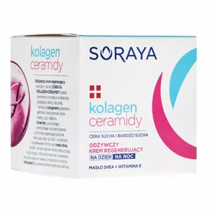 Регенерирующий крем день/ночь Soraya Kolagen+Ceramidy для ухода за лицом с коллагеном и церамидами