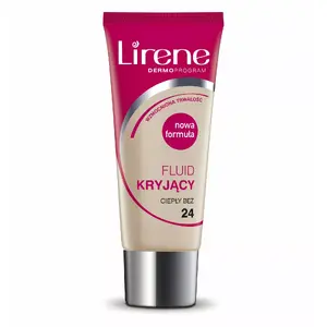 Liquid foundation Lirene Dermo Warm Beige 24, 30 ml, for ages 13+