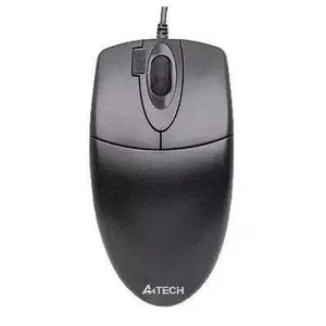 A4Tech OP-620D ambidextrous wired optical mouse, USB Type-A, 800 DPI, 3 buttons, wheel, black