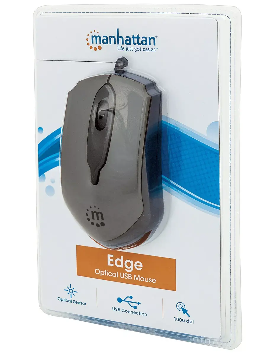 MANHATTAN Edge проводная USB оптическая мышь 1000 DPI Photo 6