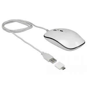 Мышь DeLOCK 12532 Office Амбидекстровая USB Type-A Оптическая 3200 DPI