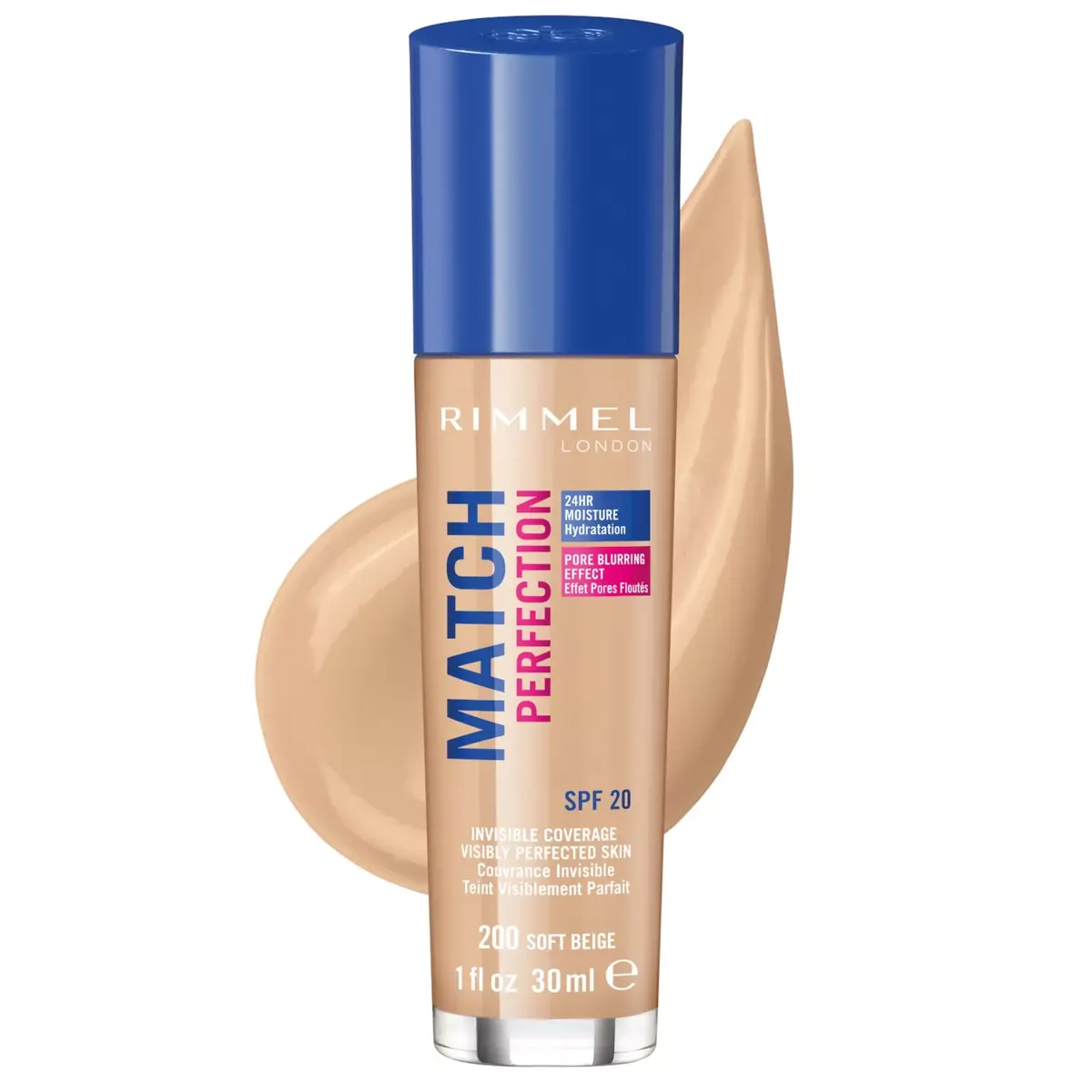 Rimmel Match Perfection Soft Beige 200 tonālais krēms Photo 2