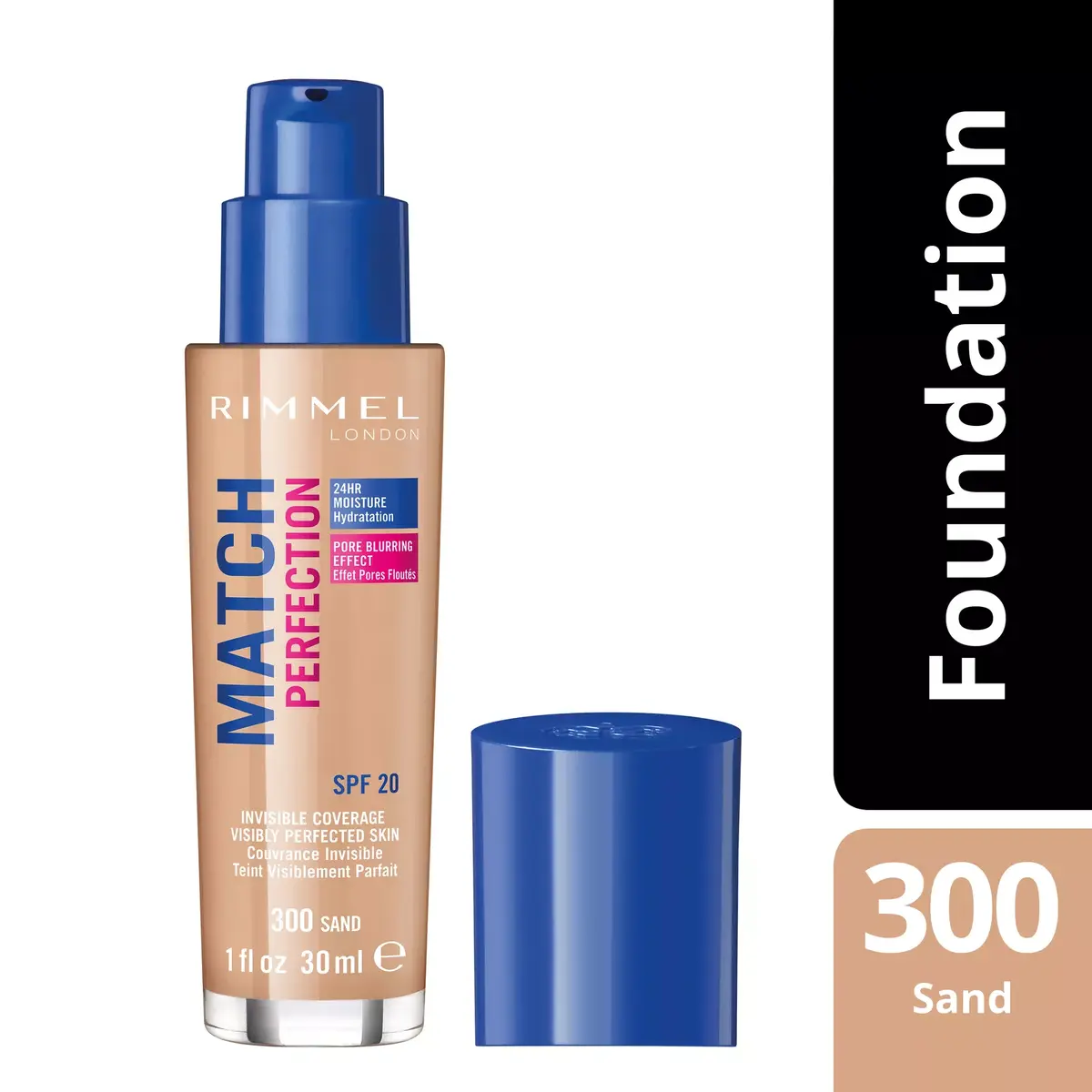 Rimmel Match Perfection Sand 300 Liquid Foundation 30 ml Photo 4
