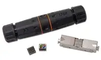 Водозащищённый RJ45 STP разъём Cat5E/Cat6/Cat6A IP68 Photo 2