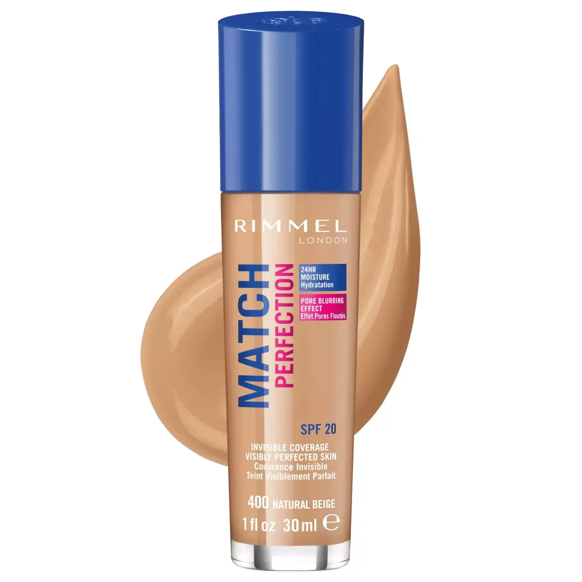 Rimmel Match Perfection Natural Beige 400 tonālais krēms 30 ml Photo 2
