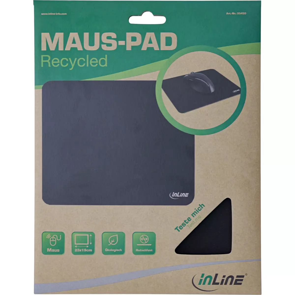 Mouse pad InLine Mouse pad recycled Photo 3