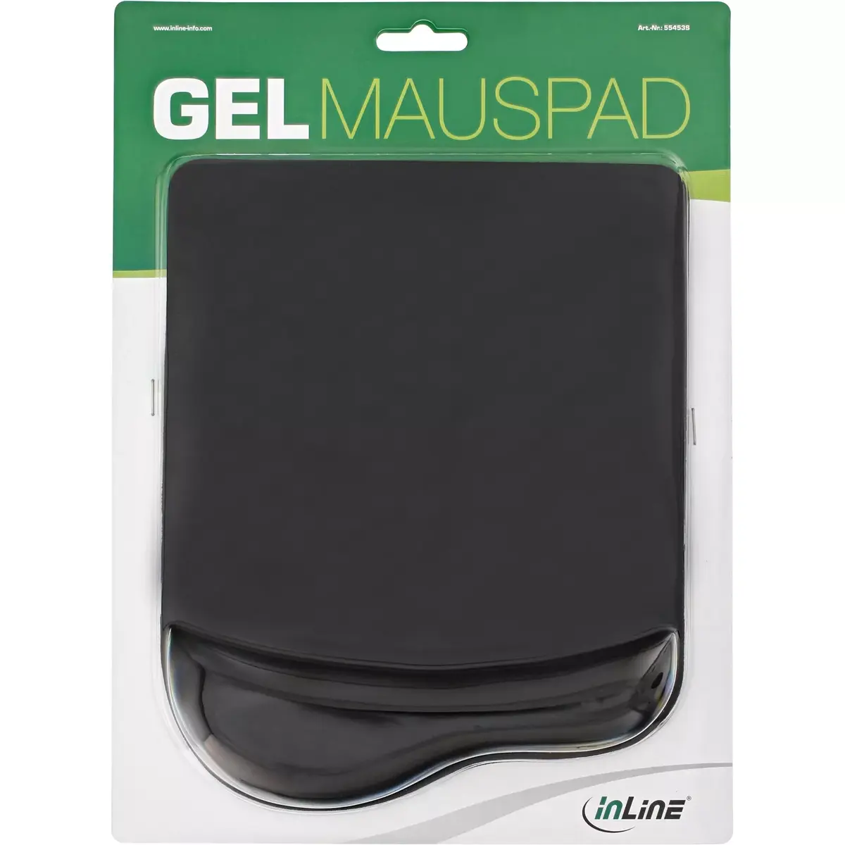 Mouse pad gel wrist rest InLine 55453S Photo 3