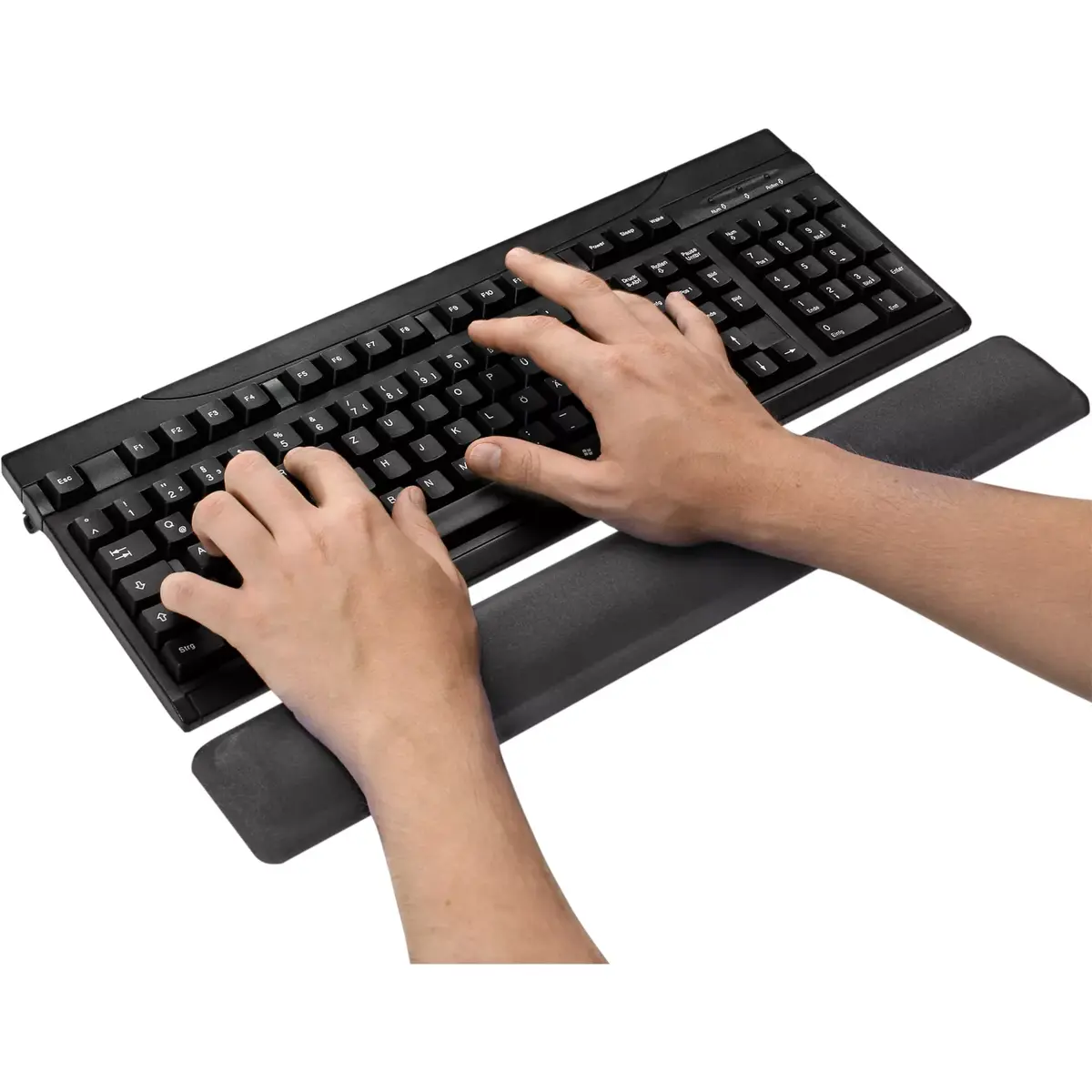 Keyboard with gel wrist rest InLine 55454S Photo 3